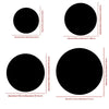 Black 8-Ball Bedroom Rug
